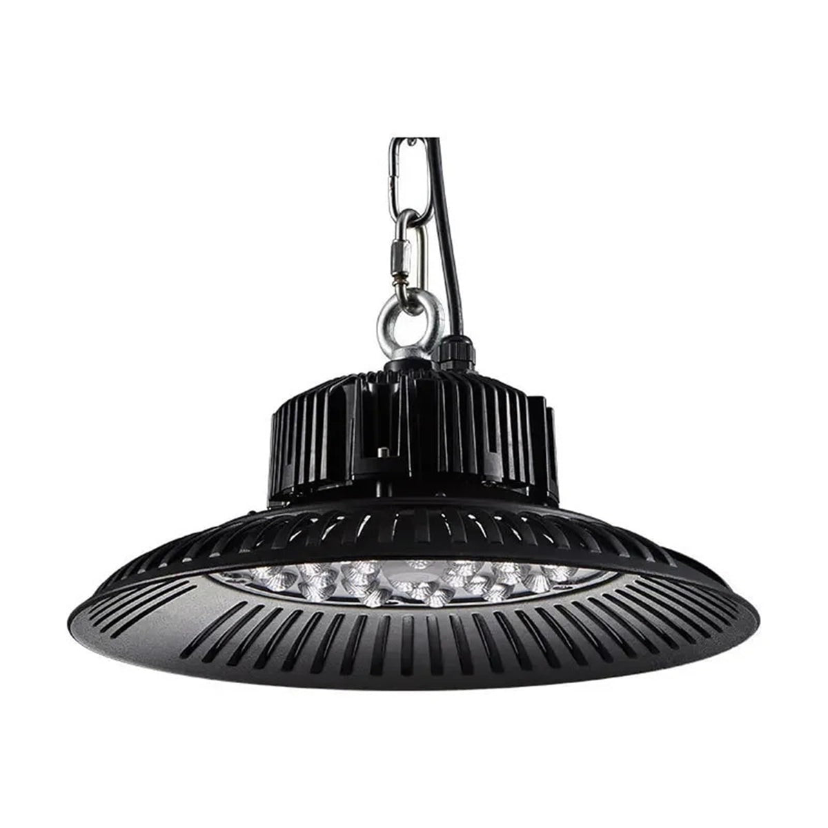 Super Brightness UFO High Bay Lamp LED Garage Stadium Tri-Proof Lamp Warehouse Workshop Industrial Lighting(100W)