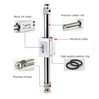 CY3B20 Magnetical Coupling Rodless Cylinder High Pressure Aluminum Alloy Long Stroke Rodless Air Cylinder CY3B20TF-200 CY3B(Stroke 400,CY3B20 (Bore 20mm))
