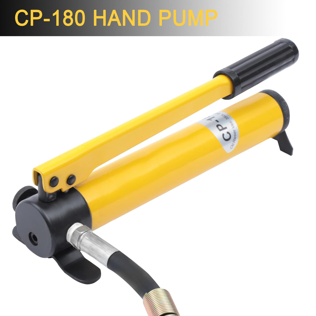 10 Ton Hydraulic Lift Kit with Manual Hand Pump, Compact Multi-Section Ram, 2 Inch Stroke Cylinder for Automotive Repairs and Heavy-Duty Applications