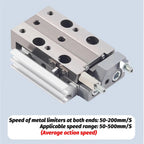 Micro Pneumatic MXJ Series Slide Rail Cylinder MXJ4-5 MXJ4-10 MXJ4-10 MXJ6-10 MXJ6-15 MXJ8-10 MXJ8-20(MXJ6-10)