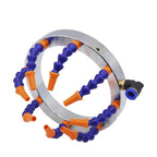 Spindle Cooling Ring CNC Spindle Tool Cooling Water Ring Stainless Steel Plastic/Metal Nozzle 360 Degrees Durable Spray Machine(155mm Plastic nozzle)