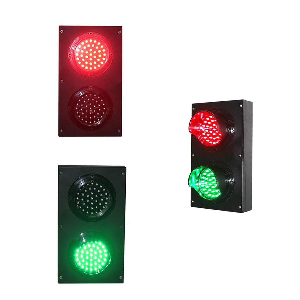 Traffic Light Lamp Wall Decoration, Retro Style Traffic Light Lamp, Lamp for Wall LED, Suitable for Various Places(100mm 110v)