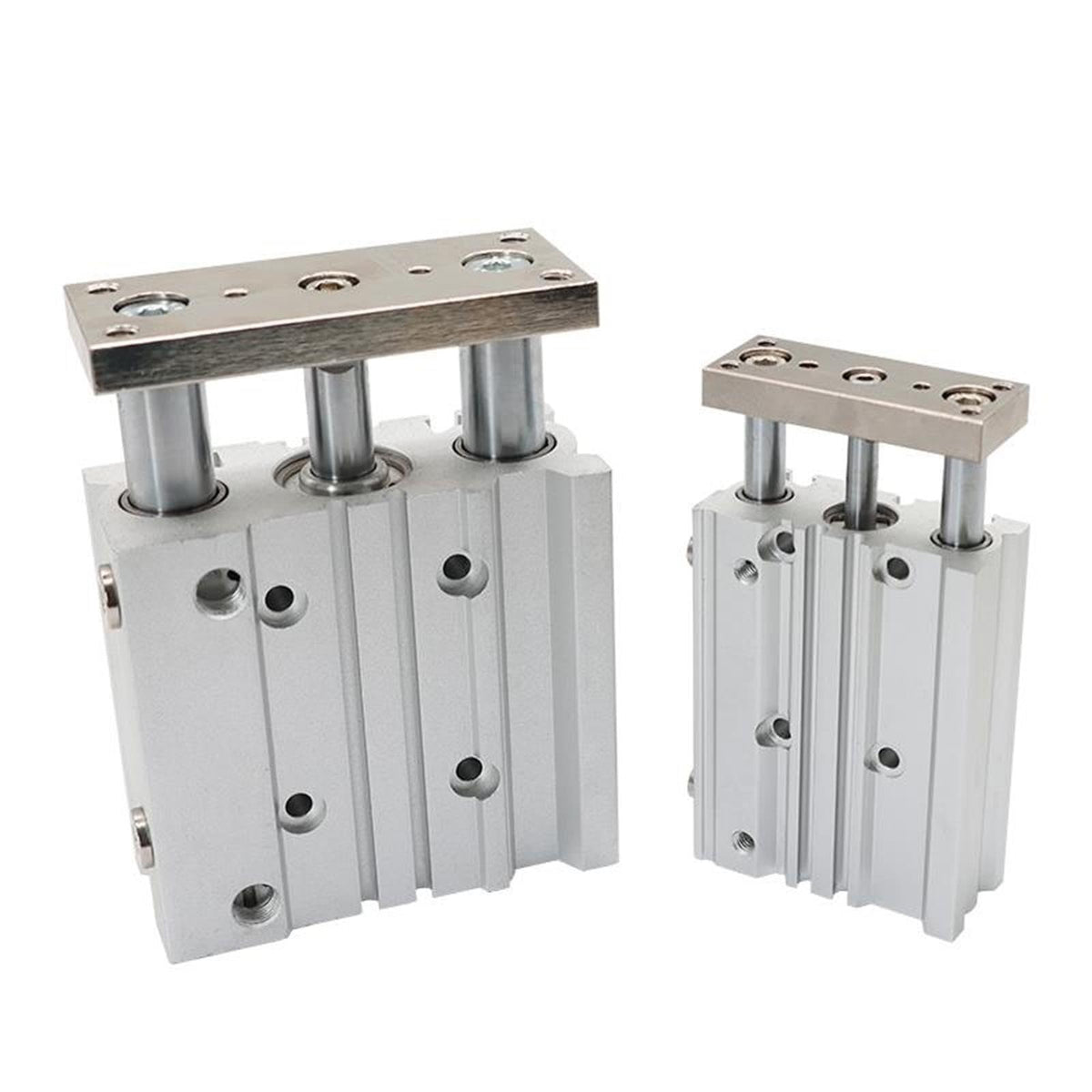 Compact Pneumatic Guide Cylinder, Double‑Action, Bore 12‑80mm, Stroke 10‑300mm(60mm Stroke,MGPM50)