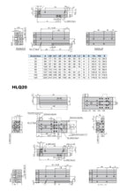 HLQ12/16X10/20/30/40/50/75/100/AS/AF/A/BA/BF/B Pneumatic Guide Rail Precision Slide Cylinder(Adjunct-B)
