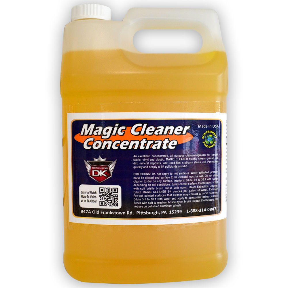 Detail King Magic Cleaner Concentrate - All Purpose Cleaner - Multi Surface Cleaner - Interior & Exterior - 5 Gallons