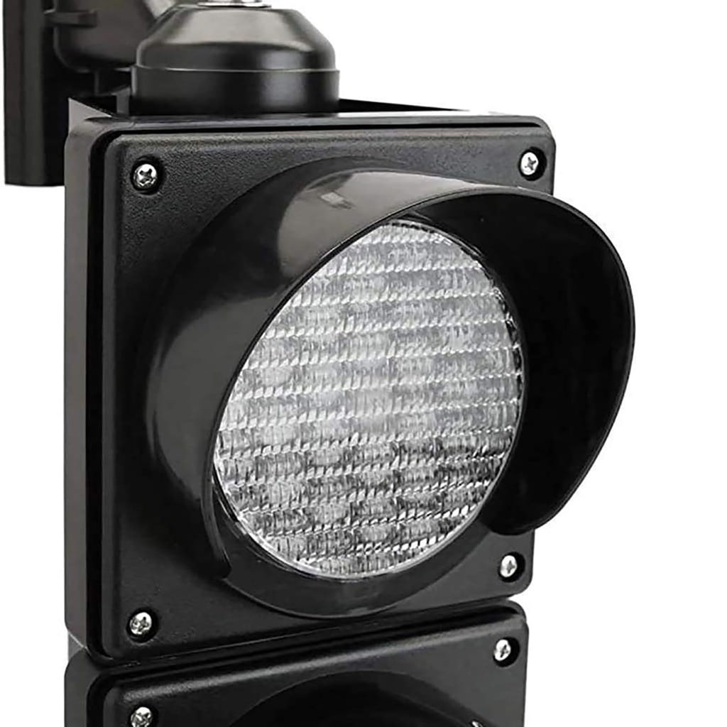 100mm(4inch) Industrial LED Traffic Stop Light, Traffic Light, Red/Green Dock Bay Indicator Warning Light, Car and Pedestrian Road Signs (Color : Manual Control, Size : 110v)(Circulation Light,12v)