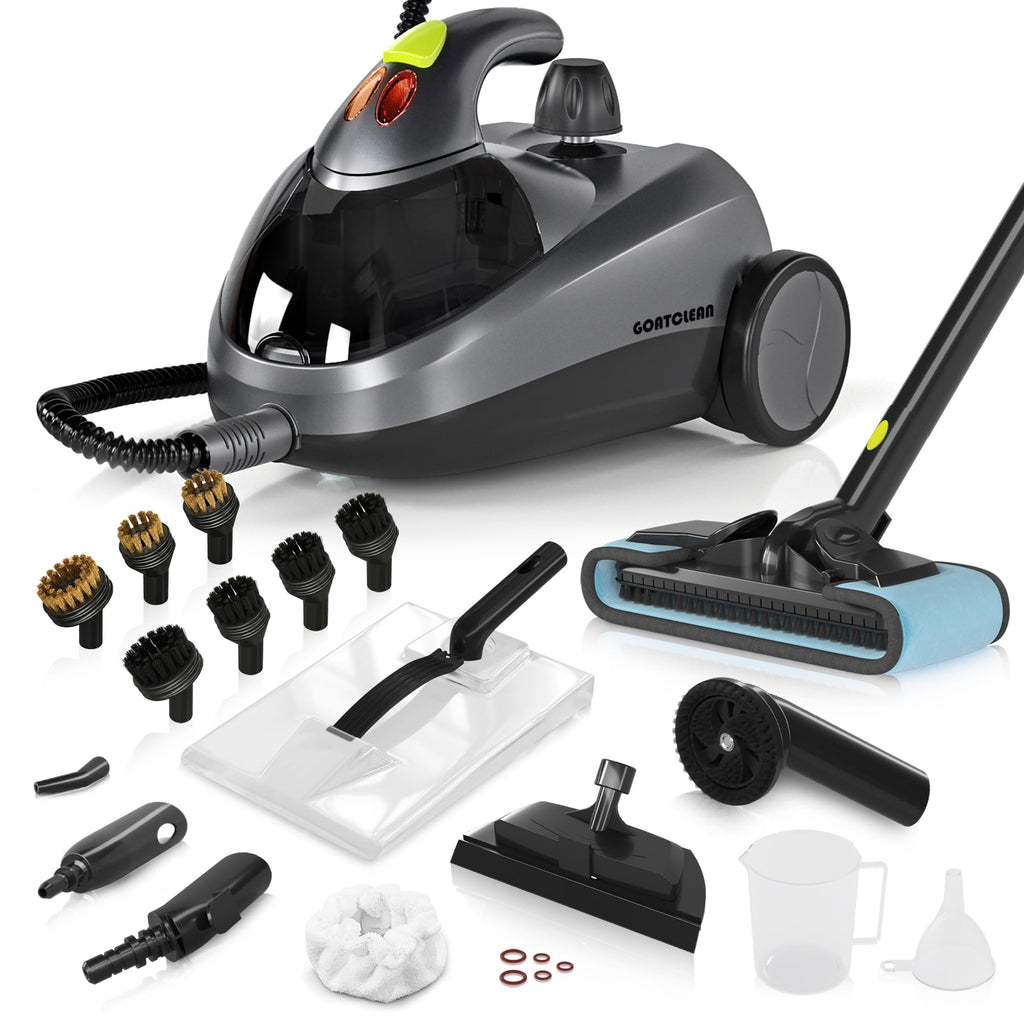 Heavy-Duty Steam Cleaner for Home, 1500W High Pressure with 22 Accessories