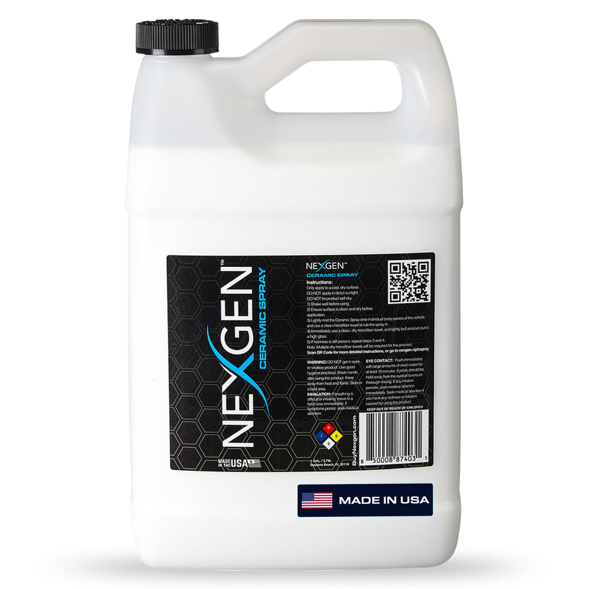 Nexgen - Ceramic Spray -Ceramic Coating for Cars- Made in the USA -1 Gallon