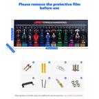 WETCEAOM Display Wallboard Compatible with Lego Speed Champions F1 12 in 1