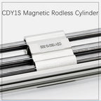 CDY1S Bore 10mm Stroke 50-1500mm Magnetic Coupling Rodless Air Pneumatic Cylinder Piston Be Customized Part(Stroke 1300mm)