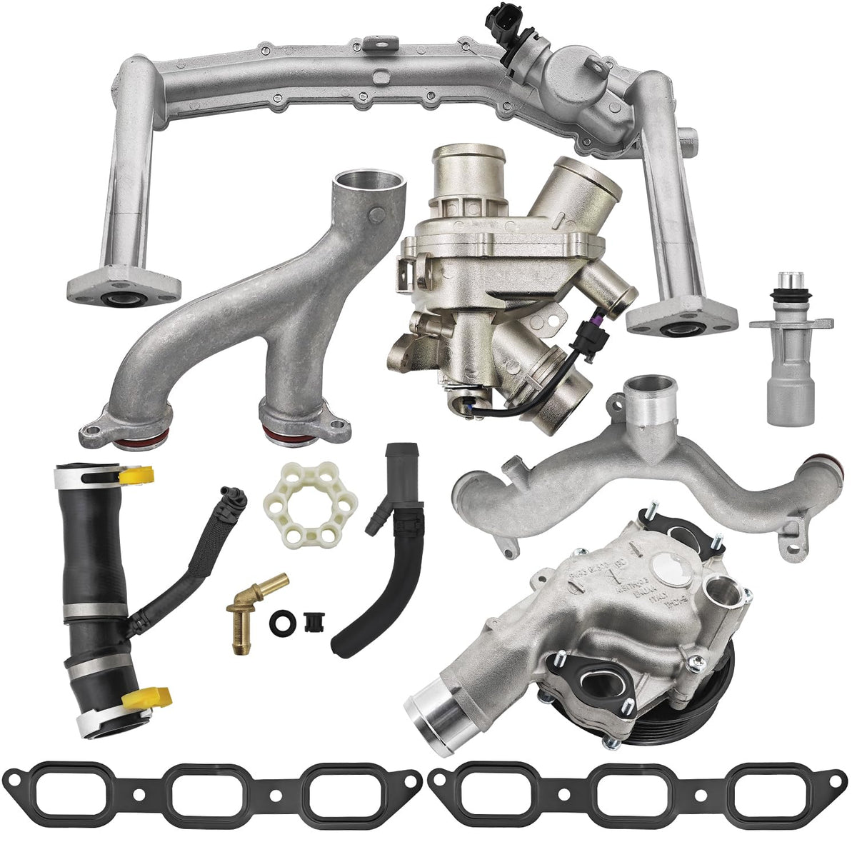 LR090630 Cooling System Kit Fit for Jaguar F-Type 3.0L 2014-2021