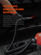 SPTA Air Cannon Car Dryer Blower, Powerful Detailing Wash, Filtered Dryers, Safer Than Microfiber Towel Cloth,Car Wash Dryer Blower,Dry Before Car Cleaning,Car Detailing,Car Wax,or Ceramic Coating