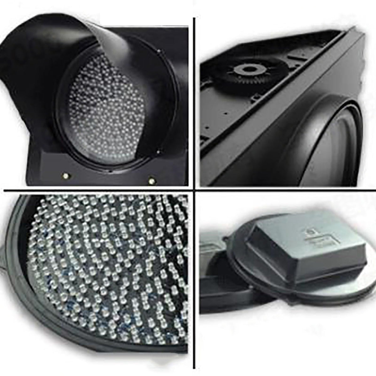 3 Light Traffic Light, Industrial LED Stop Light, Traffic Light Wall Decor, Teaching Lamp for Wall, for Toll Station, Car Wash, Shopping Mall, Parking Lane Etc (Color : Manual Control, Size(Circulatio
