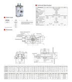 MSQB Series Solid air Cylinder Rotary Table Pneumatic Cylinder MSQB(50A,MSQA)