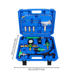 Filling Device Coolant Service Tool Cooling System Vacuum Purge Kit Leak Detection Tester Suitable for Workshop Repair and Home Garage