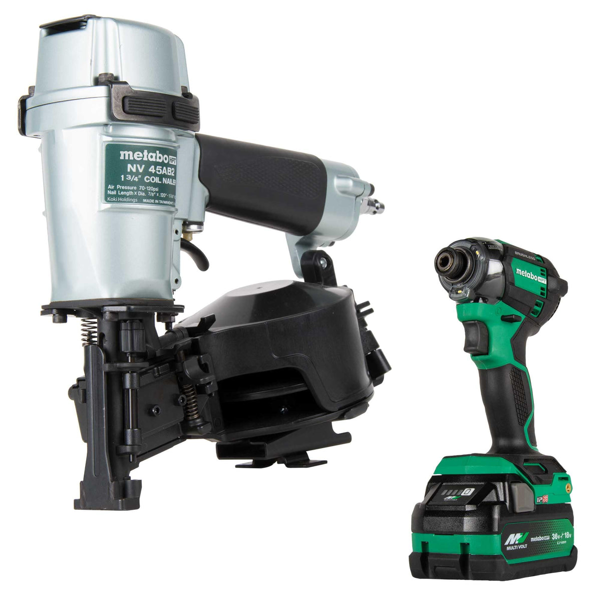 Metabo HPT Pneumatic Roofing Nailer, 16 Degree Asphalt Shingles, NV45AB2