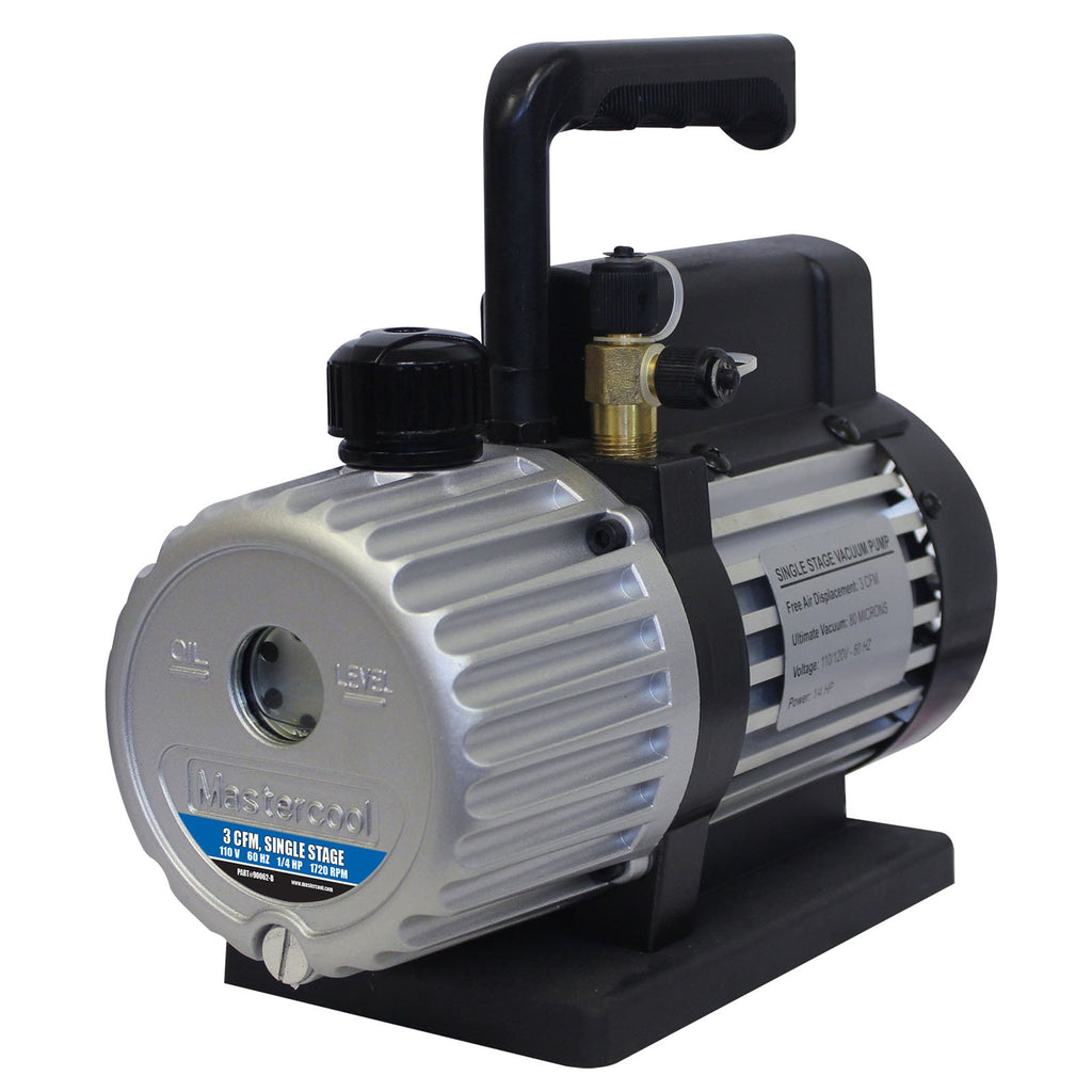Mastercool 90612-2V-110-BL Black Series 12 CFM Two Stage Vacuum Pump