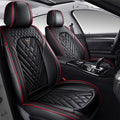 Full Set for Cadillac OPTIQ Seat Covers 2025-2027, Black-Red