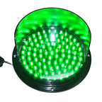 Monochrome LED Traffic Light, Mini Stop Light, Teaching Lamp for Wall, Indicator Warning Light, for Road, Toll Station, Residential Gate (Color : Rojo, Size : 200mm-12v)(Red,200mm 220v)