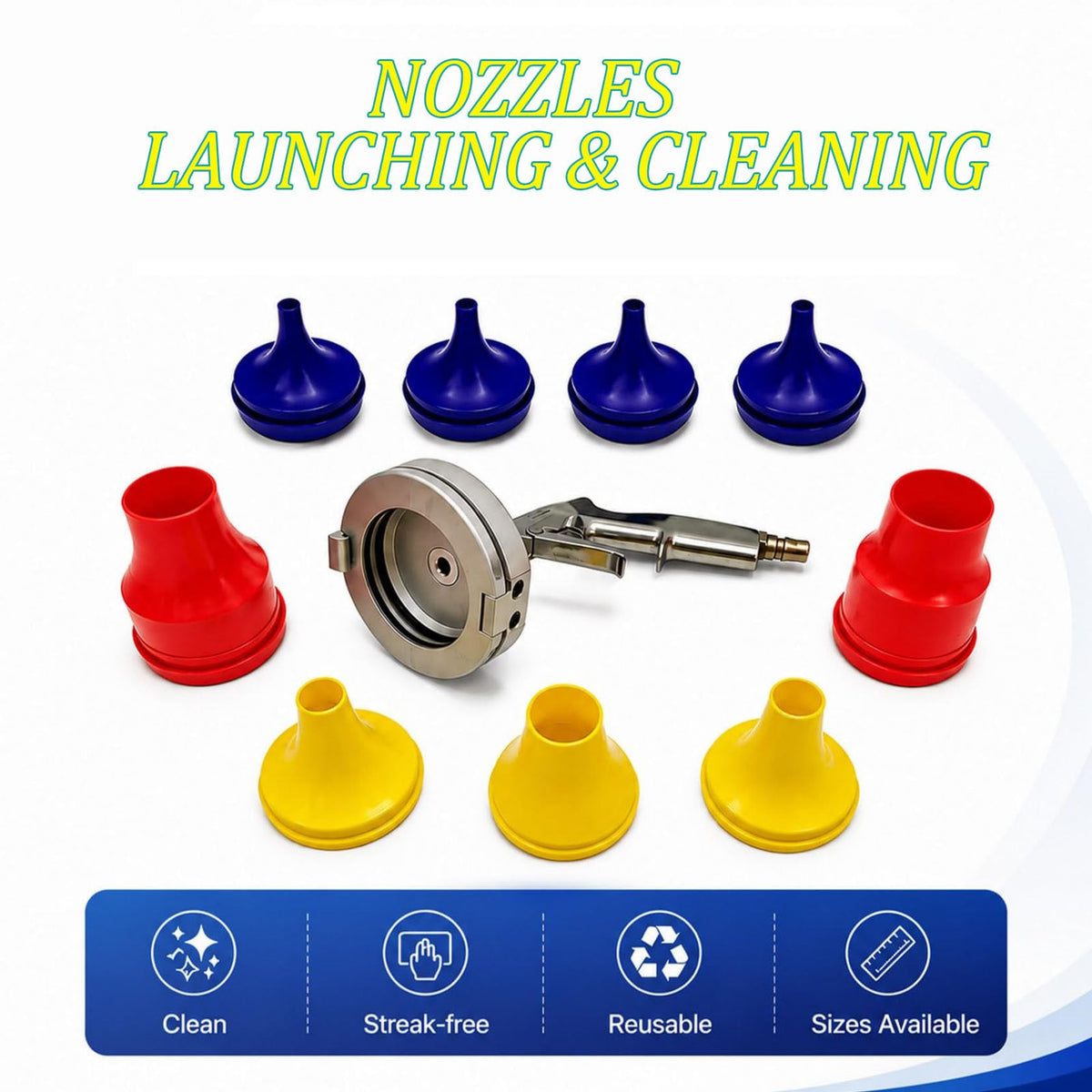 Cleaning Gun Kit for Hydraulic Hose Pneumatic Cleaning Gun Hose
