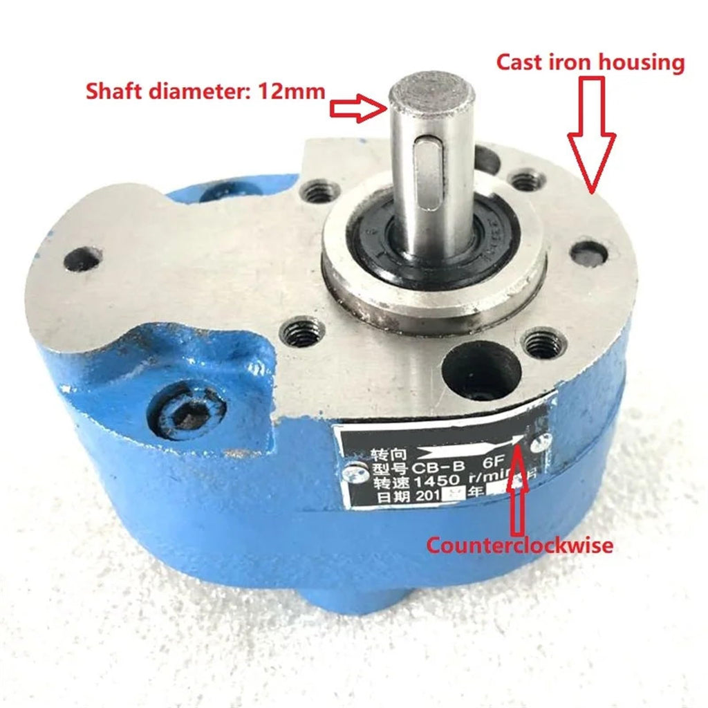 Hydraulic Gear Pump CB-B Pumps CB-B2.5 .5F CB-B4 CB-B4F CB-B6 CB-B6F CB-B10 CB-B10F Low Pressure Transfer Oil(CB-B6F)