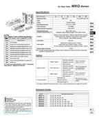 Air Slide Table Dual Rod Rail Slide Air Pneumatic Cylinder MXQ6-10 MXQ8-20 MXQ12-30 MXQ16-40 MXQ20-50 MXQ25-75 100 125(30mm)