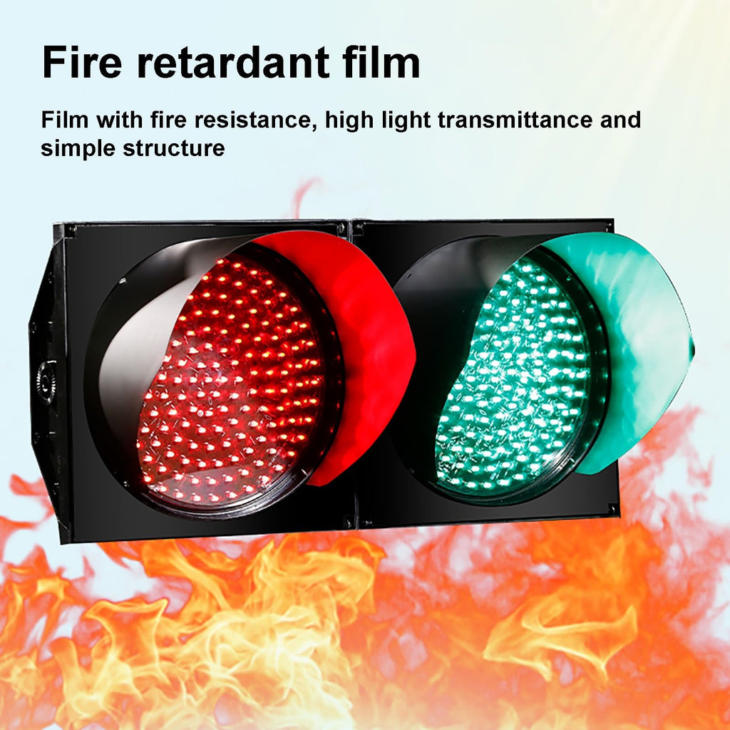 Industrial LED Traffic Light, Red Light Green Light, Stop Light, Indicator Warning Light, PC Housing, 2 Installation Methods (Color : 200mm-12v)(300mm 24v)