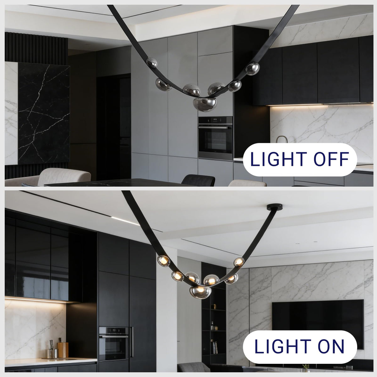Chandeliers for high Ceilings Duplex Building Large Chandelier Living Room Villa Modern Minimalist Staircase Chandelier (one Belt)
