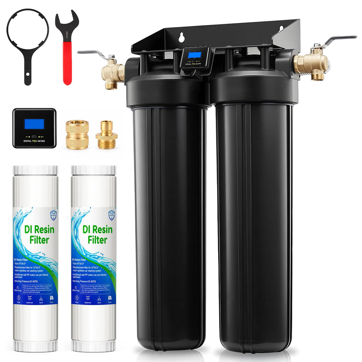Spotless Water System for Car Wash with Bypass Switch,No Towel Drying