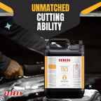 Supreme Cut – Heavy Duty Polishing Compound for Car Detailing – Removes P1500 Sanding Marks & Swirls – Body Shop Safe, No Fillers – Works with DA & Rotary Polishers (128oz Oberk Cut)