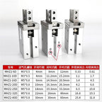 MHZ2 Double Acting Air Pneumatic Parallel Gripper MHZ2-10D MHZ2-16D 20D 25D 32D 40D Aluminium Clamps Finger Cylinder(MHZ2-40D)