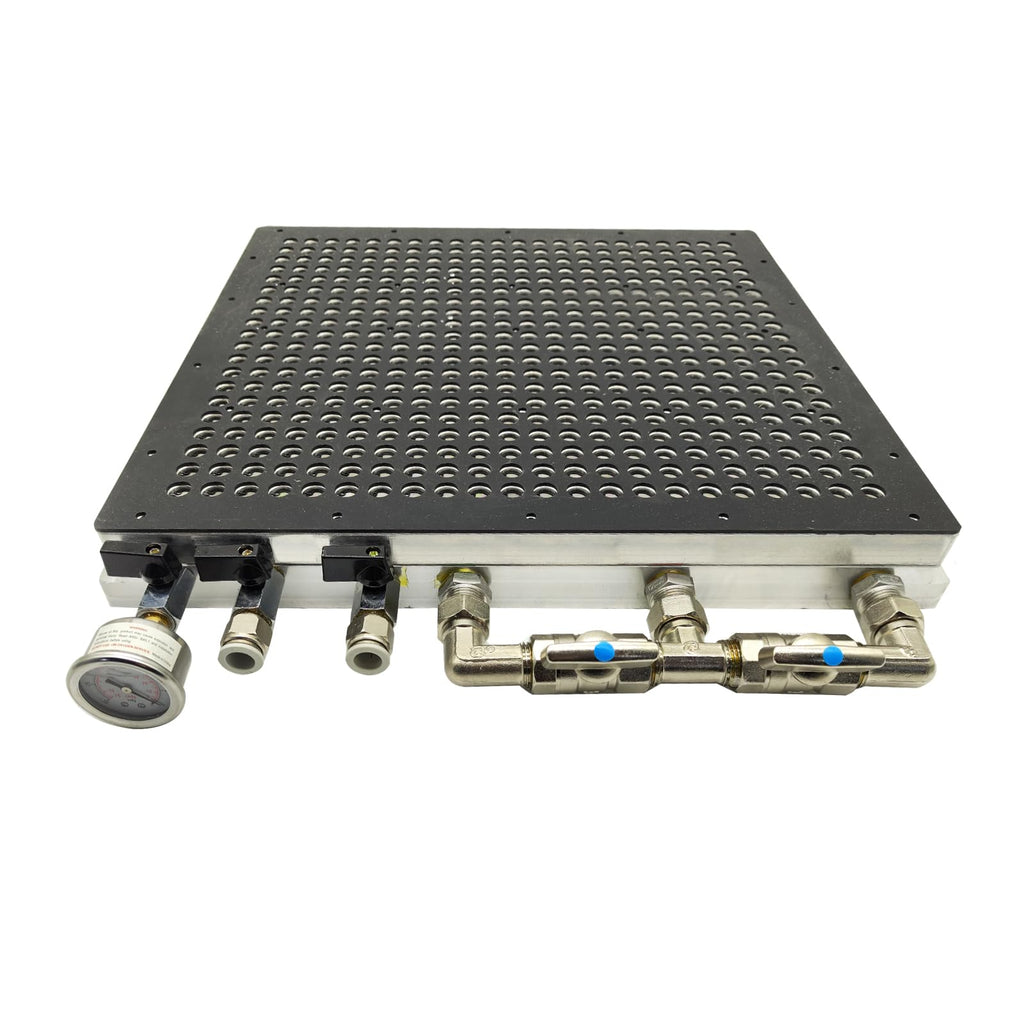 CNC Vacuum Chuck Fixture Plate Workpiece Clamping Table Vacuum Workholding System for Machining Center, Lathe, Milling, Engraving Machines (300 x 300mm)