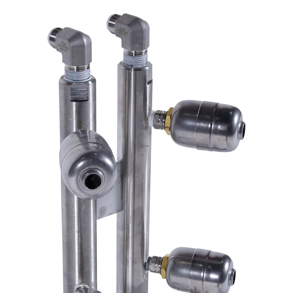 Car Wash Double Threat Wheel Blaster Set - Driver and Passenger Sides 35-1/4" Tall