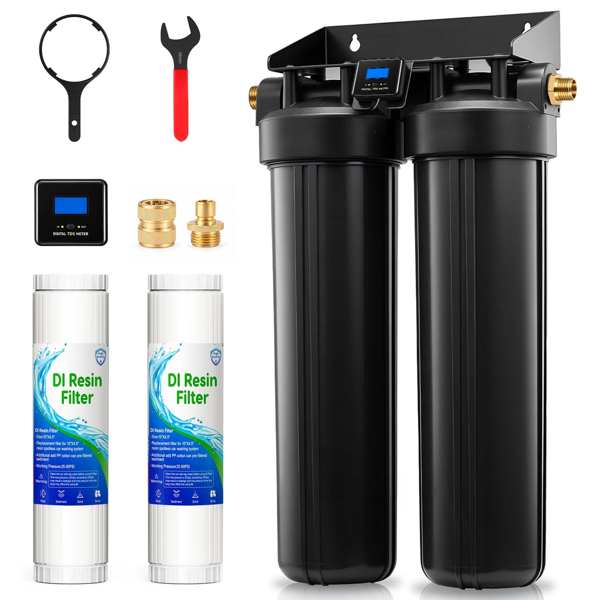 Spotless Water System for Car Wash with Bypass Switch,No Towel Drying