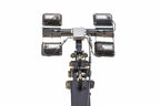 580W Solar Light Tower - 30' Light Tower - 7.5' Trailer - (4) 60W LED Lamps - 120V Battery Charger - Day/Night Sensor