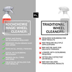 KOCHCHEMIE Magic Wheel Cleaner - Powerful Rim and Rim Well Cleaner; Acid Free, Dissolves Iron Particles Using Visible Red Discoloration, Excellent Adhesion and Viscosity (5 Liters)