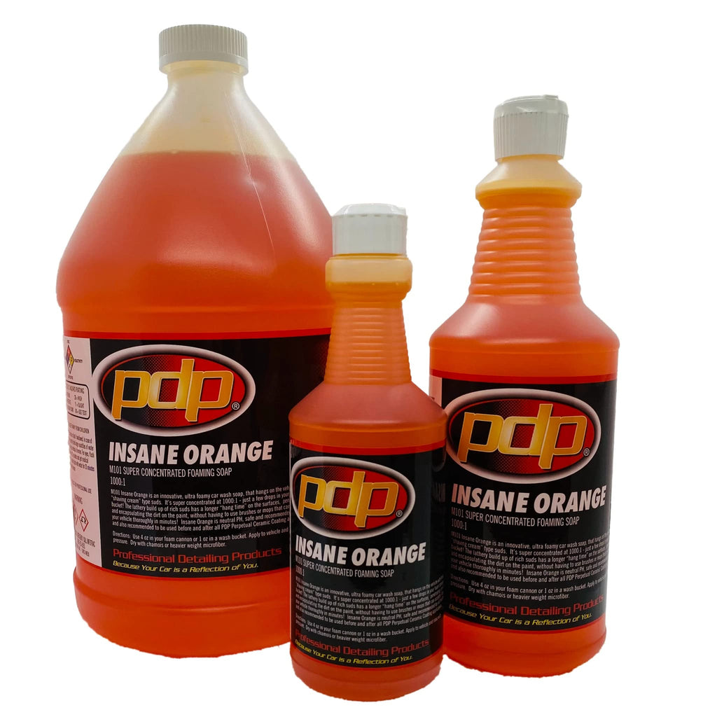 Professional Detailing Products - PDP Insane Orange - Super Concentrated Foaming Car Wash Soap 1 Gallon