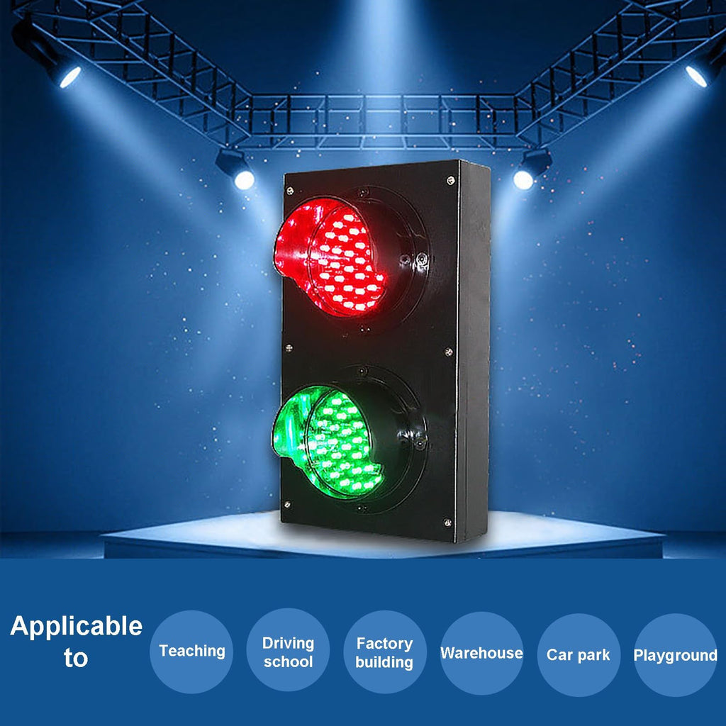 Traffic Light Lamp Wall Decoration, Retro Style Traffic Light Lamp, Lamp for Wall LED, Suitable for Various Places(100mm 110v)