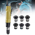 Handhold Pneumatic Tapping, Straight Type Self-Locking Tapping Machinewith 6 ChucksMachine, 700-2000RPM Speed Adjustable for Drilling/Tapping