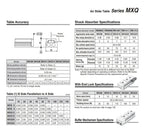 MXQ20-40 MXQ20L-40 MXQ20-40A MXQ20-40AS MXQ20-40AT MXQ20-40B MXQ20-40C Slide Guide Cylinder Pneumatic(MXQ20-40CS)