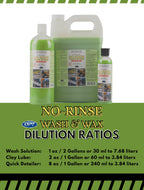 Optimum (NRWW2012G4) No Rinse Wash & Wax - 1 Gallon, (Case of 4)