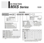 MXS12-10 Slide Guide Cylinder Pneumatic MXS12-10A MXS12-10AS MXS12-10AT MXS12-10B MXS12-10BT MXS12-10C(MXS12-10CT)