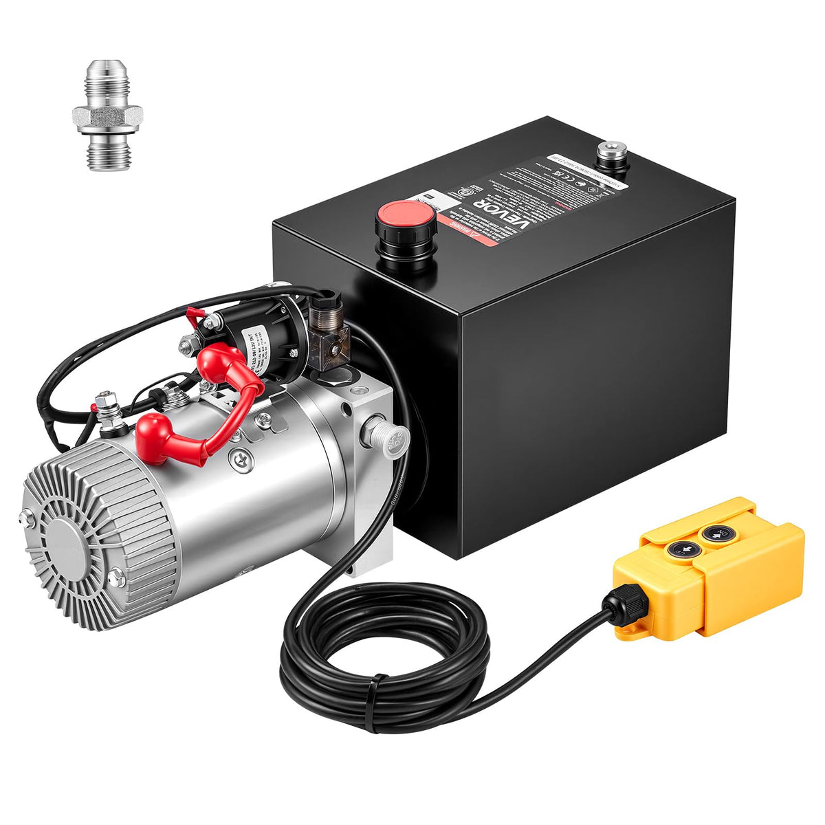 VEVOR 14 Quart Hydraulic Pump 2.2KW AC 220-240V Hydraulic Dump Trailer Pump