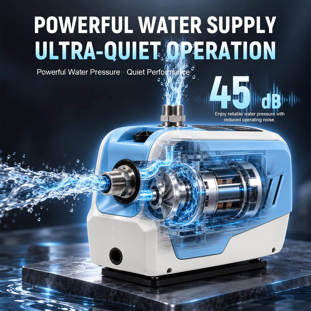 400W Whole House Water Pressure Booster Pump for Home Water Supply