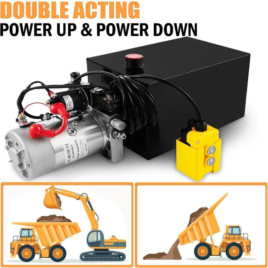 12v Dc Double Acting Hydraulic Pump, Hydraulic Power Unit