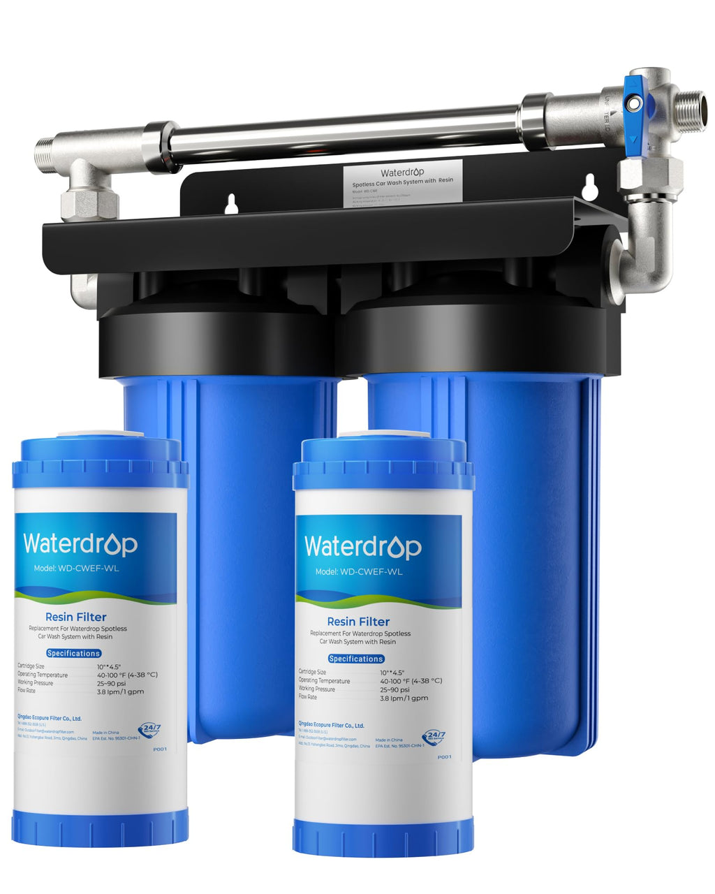 Waterdrop CWE Spotless Water System for Car Wash, Deionized Water System