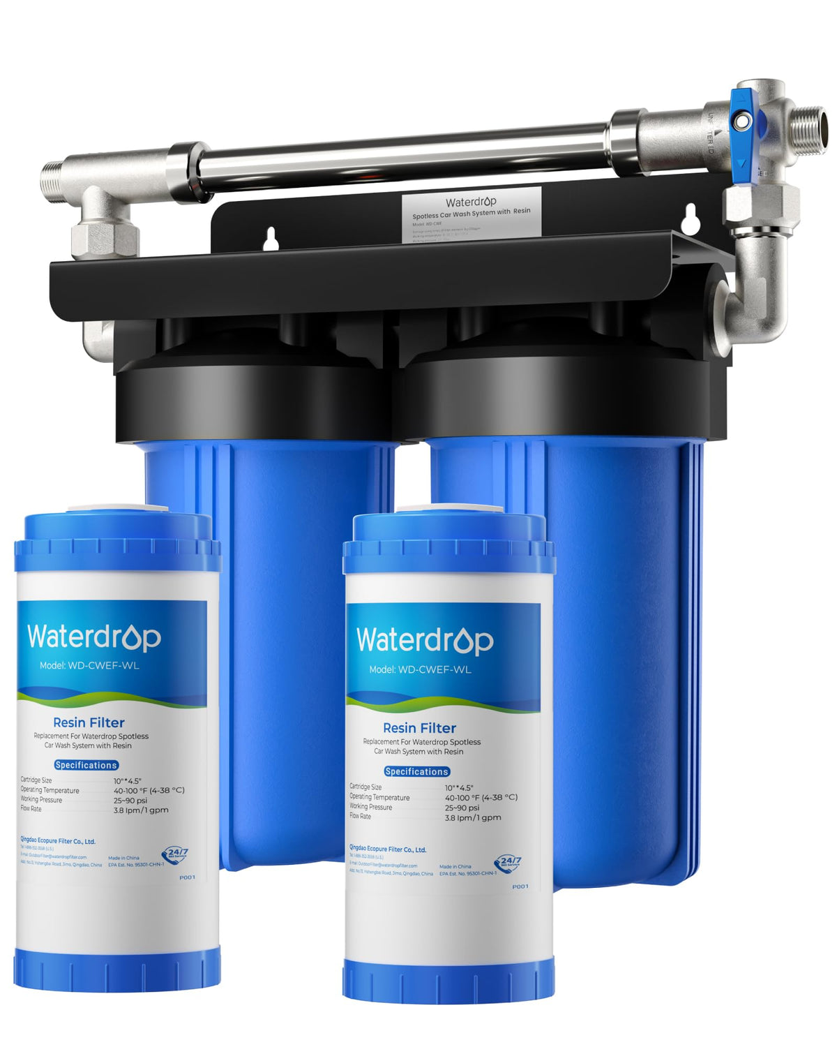 Waterdrop CWE Spotless Water System for Car Wash, Deionized Water System
