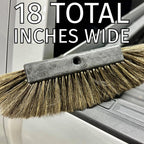 Montana Original Tri-Angle Boar’s Hair Car Wash Brush | Soft, Scratch-Free Cleaning | Telescopic Handle for Large Vehicles | MB-1800-H