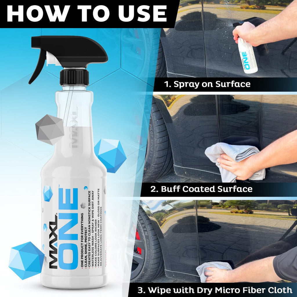 MAXLONE™ Car Spray with Triphene® All Purpose Waterless Detailer 1 Gallon