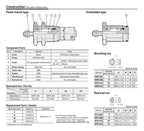 5PCS CJP2B10 CDJP2B10 strokr:5 10 15 20 25 30 35 40mm -H4-H6 -B Pneumatic Cylinder Pin:Single Acting,Spring Return Standard(CJP2B10-20D,Nil with Thread)